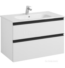 Тумба под умывальник подвесная Roca Domi 785x453x515 мм 2 ящика Белый глянец A857459806