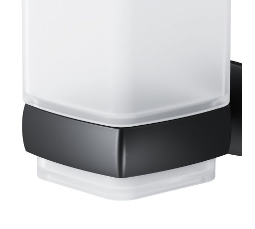 Стакан для зубных щеток AM.PM Gem стеклянный настенный черный A9034322