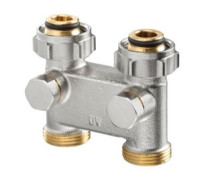 Узел нижнего подключения прямой Oventrop перепускной 3/4x3/4 1016362