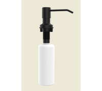 Дозатор для мыла AQUAme Cucina встраиваемый нержавеющая сталь черный AQM9991MB