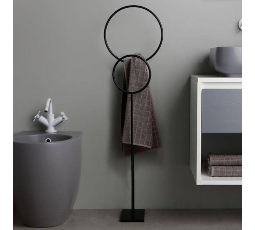 Полотенцедержатель напольный Bertocci Moon 110 см черный матовый 147 0374 0800