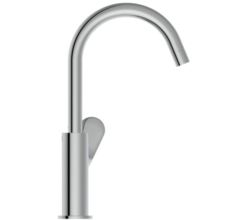 Смеситель для раковины Ideal Standard Ceralife O 21.5 см поворотный излив с донным клапаном хром BE016AA