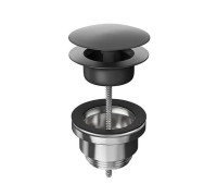 Донный клапан Kerama Marazzi для раковины черный матовый 230KM.01.093