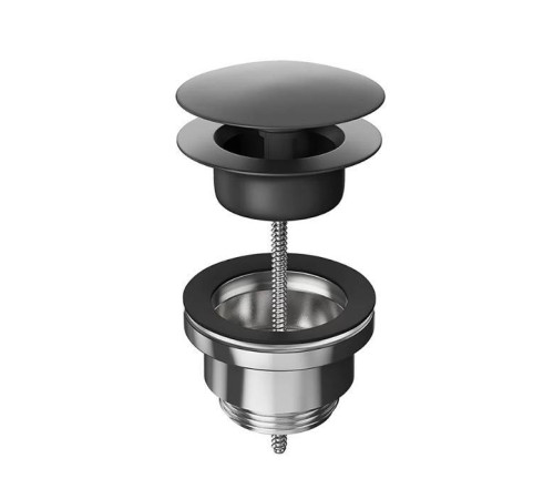 Донный клапан Kerama Marazzi для раковины черный матовый 230KM.01.093