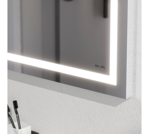 Зеркало настенное AM.PM Gem с LED-подсветкой по периметру 100 см M91AMOX1001WG