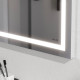 Зеркало настенное AM.PM Gem с LED-подсветкой по периметру 100 см M91AMOX1001WG