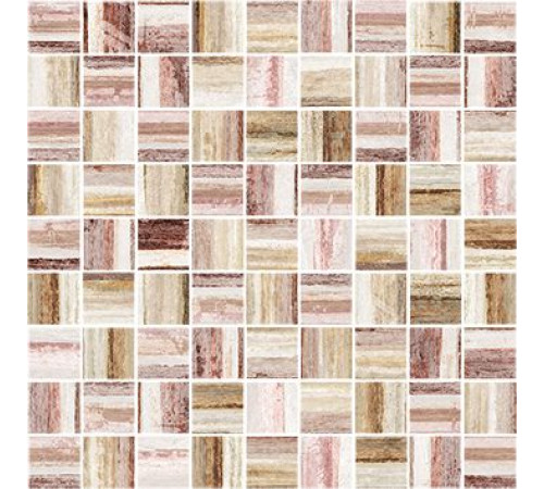 Вставка-мозаика Cersanit Alba многоцветная 30x30 см A-AI2L451\G