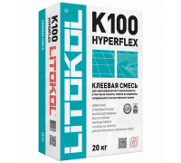 Клеевая смесь Litokol HYPERFLEX K100 серая 20 кг K100
