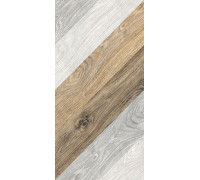 Керамогранит Керамин Ноттингем 7Д тип 2 серый шеврон 300х600 мм х9999211203