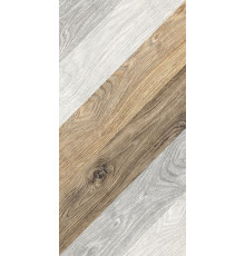 Керамогранит Керамин Ноттингем 7Д тип 2 серый шеврон 300х600 мм х9999211203