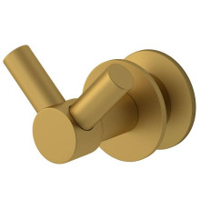 Крючок двойной подвесной Сунержа Виктория для полотенцесушителя матовое золото 032-2010-0002