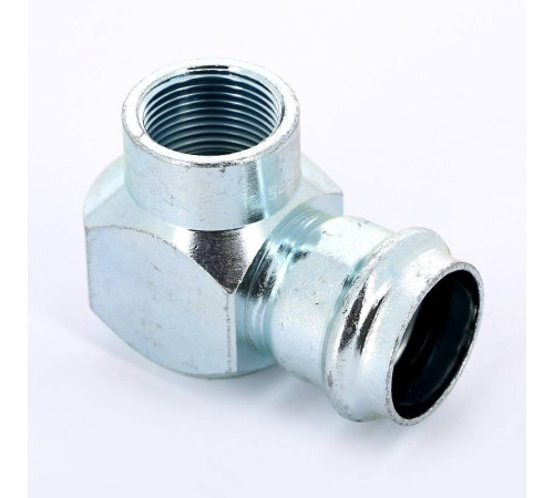 Угольник переходной Viega Prestabo 90° 28х3/4 пресс-В оцинкованная сталь 601294