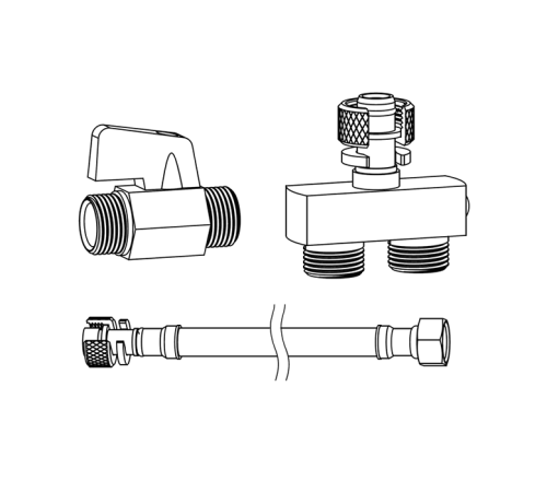 Комплект для скрытого подключения TOTO WASHLET SP10695UN