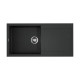 Кухонная мойка OMOIKIRI Sakaime 100-BL Tetogranit 100x50 см черный 4993884