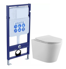 Комплект инсталляции AQUATEK ВЕГА cmp рама Standard INS-0000012 унитаз AQ1904-00 с сиденьем soft-close
