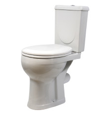 Унитаз-компакт Santeri Ирида Стандарт белый горизонтальный выпуск 40301110602