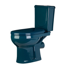 Унитаз-компакт Santeri Ирида Стандарт зеленый горизонтальный выпуск 40325110402