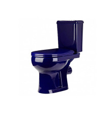 Унитаз-компакт Santeri Ирида Стандарт синий горизонтальный выпуск 40355110402