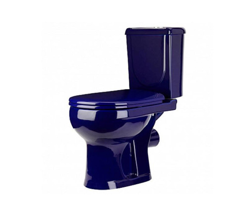 Унитаз-компакт Santeri Ирида Стандарт синий горизонтальный выпуск 40355110402