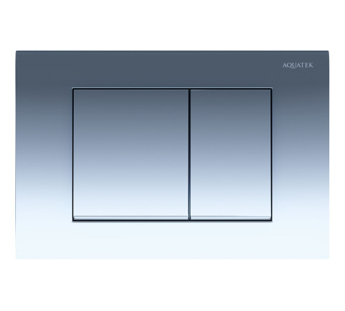 Панель смыва Aquatek Хром глянец квадратные клавиши KDI-0000010