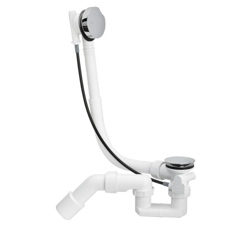 Слив-перелив для ванны Viega Simplex полуавтомат хром 285357