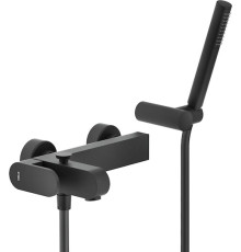 Смеситель для ванны UP с душевым набором матовый черный UP94110BM