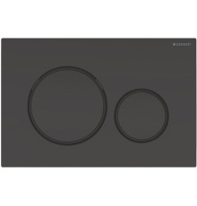 Клавиша смыва Geberit Sigma20 двойной смыв черный глянцевый 115.882.DW.1