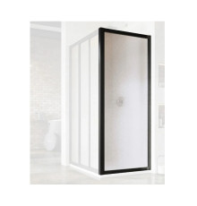 Душевая стенка Ravak Supernova APSS-80 800x1980 мм черный/прозрачное стекло 940403R2Z1