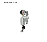 Фильтр промывной Caleffi с манометром и поворотным соединением 1/2 хром 218C2010