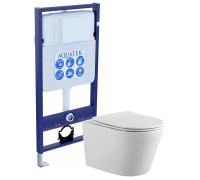 Комплект инсталляции AQUATEK ВЕГА рама Standard INS-0000012 унитаз AQ1905-00 с сиденьем soft-close