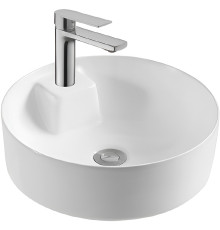 Раковина накладная AQUATON Европа 405x405x140 мм матовый белый AQ5212-MW