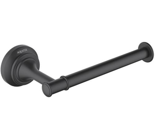 Держатель для туалетной бумаги Aquatek Классик матовый черный AQ4508MB