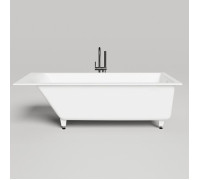 Ванна встраиваемая Salini Cascata 170х70х55.2 см S-Sense белый глянцевый с ножками и сифоном 104413G