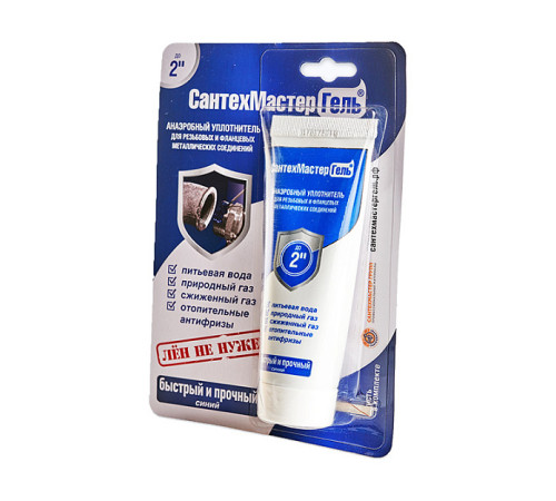 Гель-герметик анаэробный СантехМастер Синий 60 г 61031