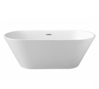 Ванна акриловая отдельностоящая Aquanet ХОРСА 1680x760x580 мм со сливом и ножками AQ-5776