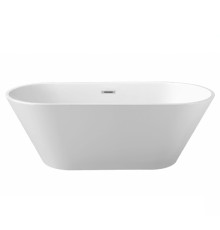 Ванна акриловая отдельностоящая Aquanet ХОРСА 1680x760x580 мм со сливом и ножками AQ-5776