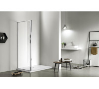 Душевая стенка Aquanet Aria неподвижная 900x2000 мм хром прозрачное стекло AQ ARI WA 09020CH