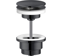 Донный клапан Avenue push-open глянцевый черный AV00110/11FLP