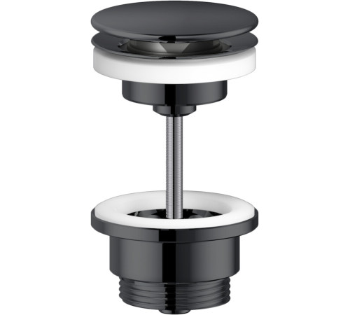 Донный клапан Avenue push-open глянцевый черный AV00110/11FLP