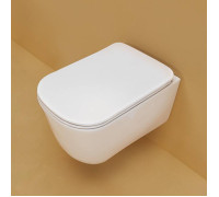 Унитаз подвесной Kerasan Tribeca 54х35 см безободковый белый 511401