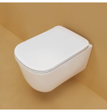 Унитаз подвесной Kerasan Tribeca 54х35 см безободковый белый 511401