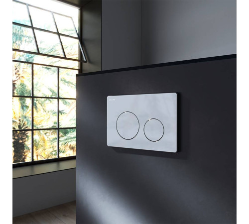 Клавиша для инсталляции механическая AM.PM PrimeFit L пластик хром глянцевый I090151