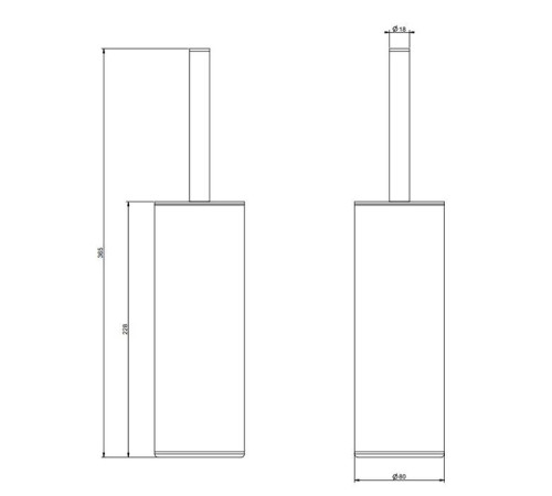 Ершик для унитаза напольный Gessi Emporio Accessories Finox Brushed Nickel 38953#149