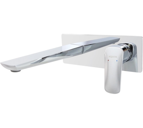 Смеситель для раковины Aquanet Вега настенный скрытого монтажа хром AQ1013CR