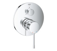 Смеситель для ванны GROHE Essence внешняя часть с переключателем на 3 положения хром 24092001