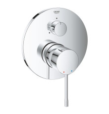 Смеситель для ванны GROHE Essence внешняя часть с переключателем на 3 положения хром 24092001