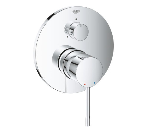 Смеситель для ванны GROHE Essence внешняя часть с переключателем на 3 положения хром 24092001