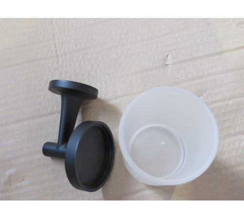 Стакан с держателем Duravit Starck T черный матовый 0099314600 (Уценка)