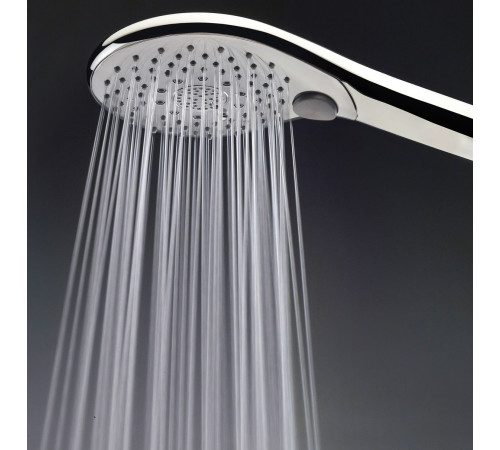 Душевой комплект Bossini Syncronia с лейкой, шлангом и держателем, черный матовый C12034C.073