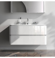 Тумба под раковину подвесная AM.PM Inspire V2.0 100 см белый глянец M30FHX1002WG